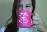 Neon Pink Classic Modesto Cruise Badge Mug